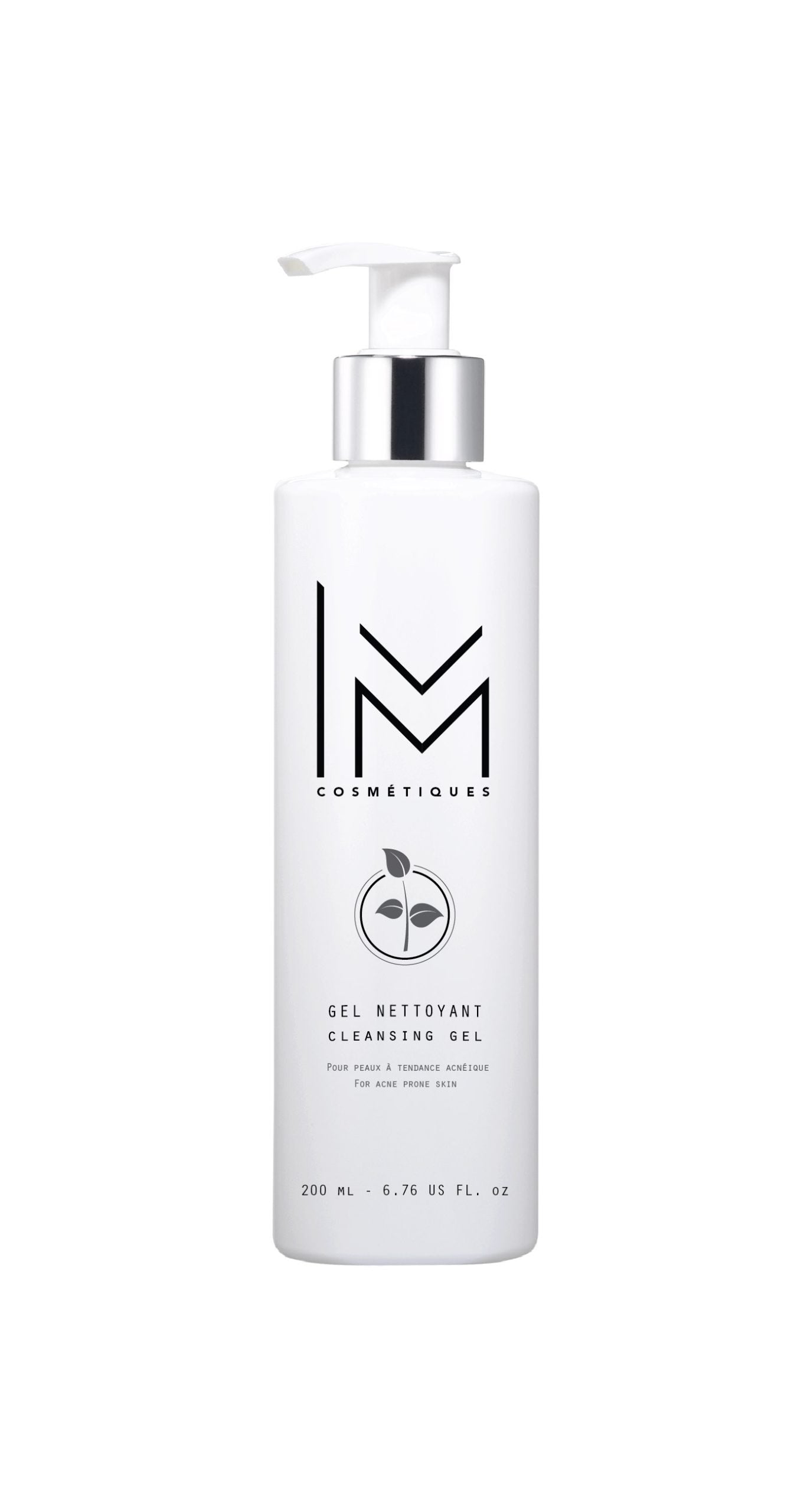 M cosmétiques – Gel Nettoyant – pour peaux à tendance acnéique